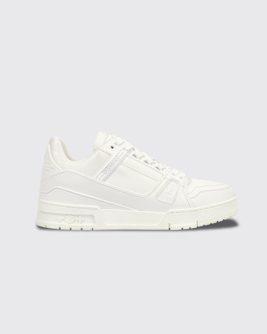 Louis Vuitton White LV Trainer (Pre-Owned - UK6.5)