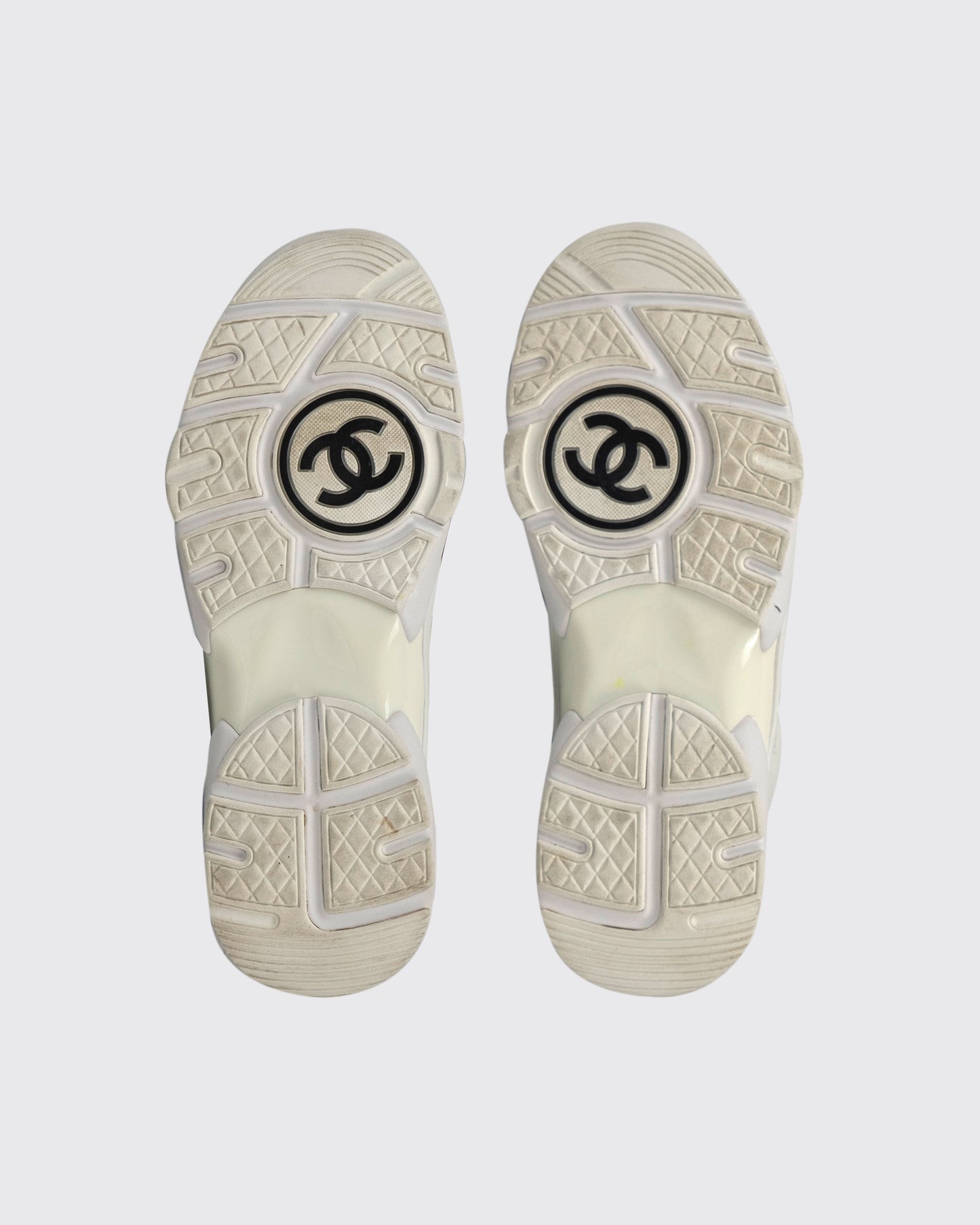 Chanel CC Suede Reflective Runner (Pre-Owned - UK6)